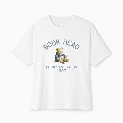 BOOK HEAD BEAR Premium Heavyweight T-shirt