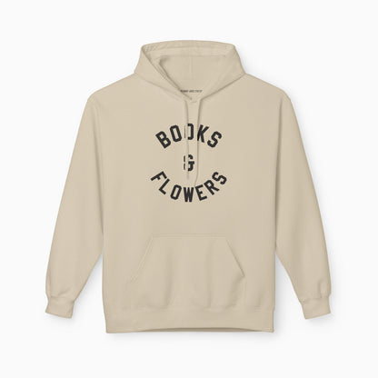 BOOKS & FLOWERS Premium Soft Hoodie