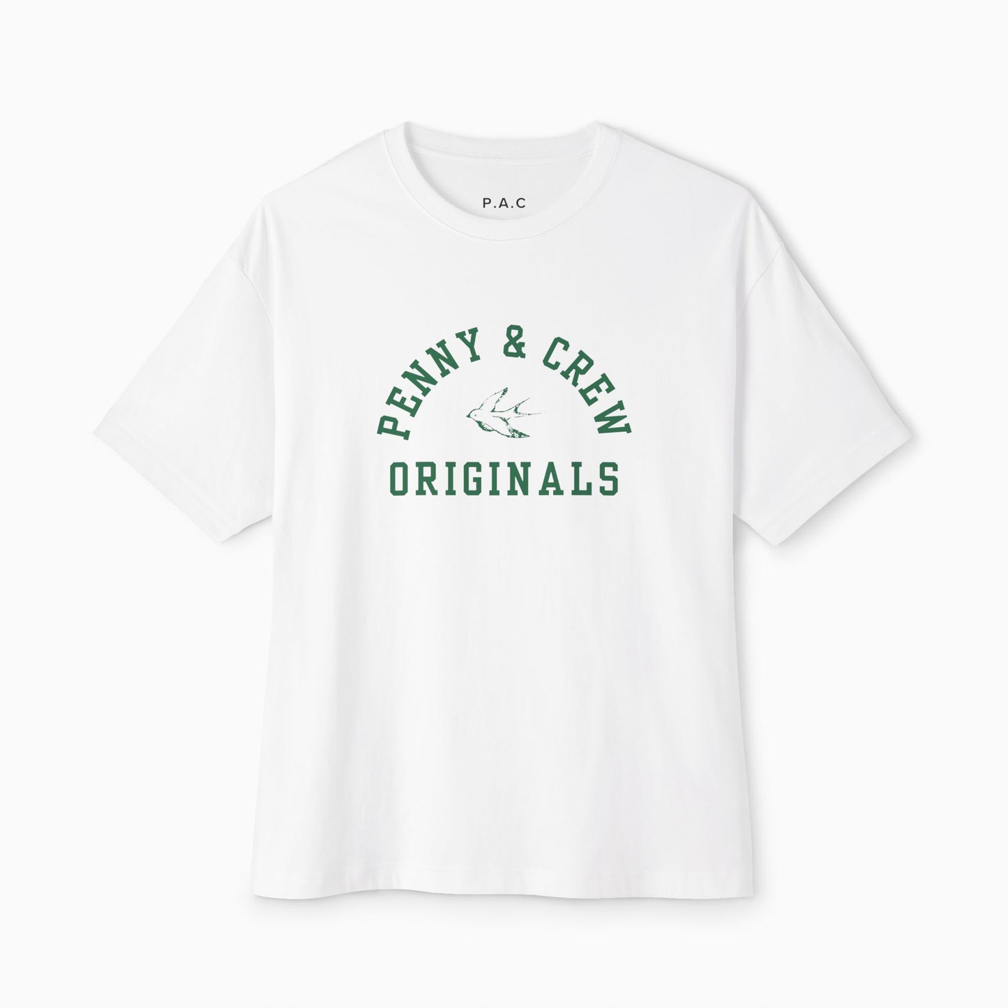 PENNY & CREW ORIGINALS Premium Heavyweight T-Shirt | WHITE