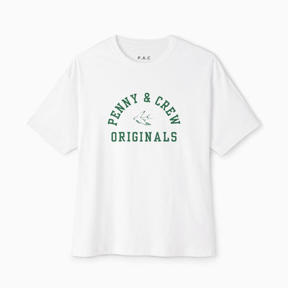 PENNY & CREW ORIGINALS Premium Heavyweight T-Shirt | WHITE