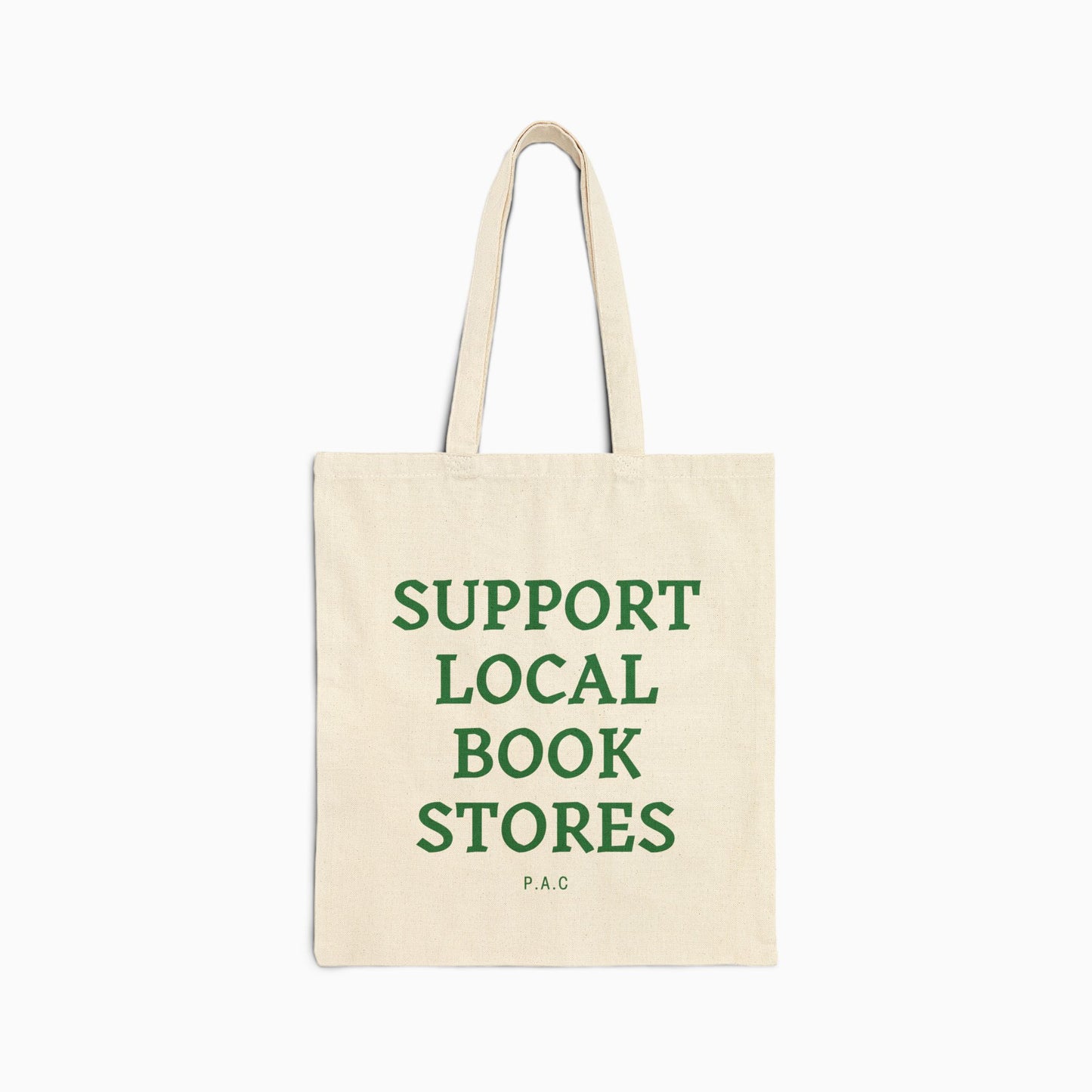 SUPPORT LOCAL BOOKSTORES Canvas Tote | NATURAL