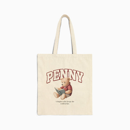 PENNY BOOKBEAR Canvas Tote