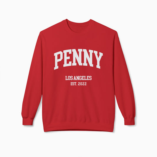 PENNY LOS ANGELES Crewneck Sweatshirt | RED