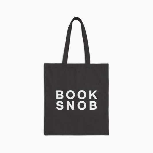 BOOK SNOB Canvas Tote