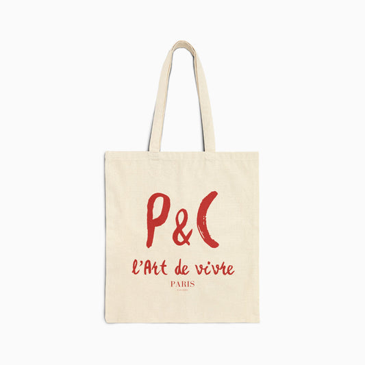 P&C L' ART DE VIVRE Canvas Tote | NATURAL