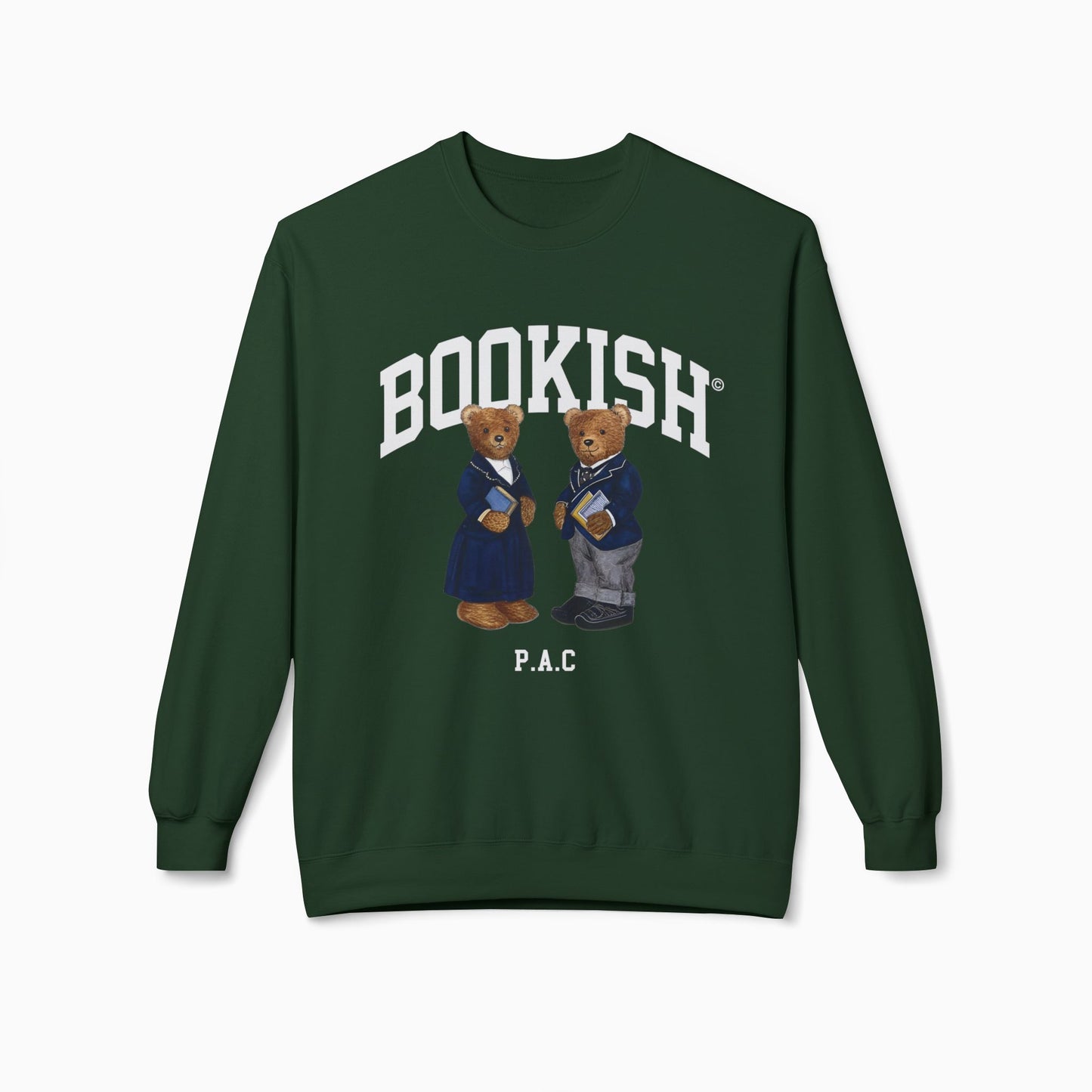 BOOKISH BOOK BEARS Crewneck Sweatshirt