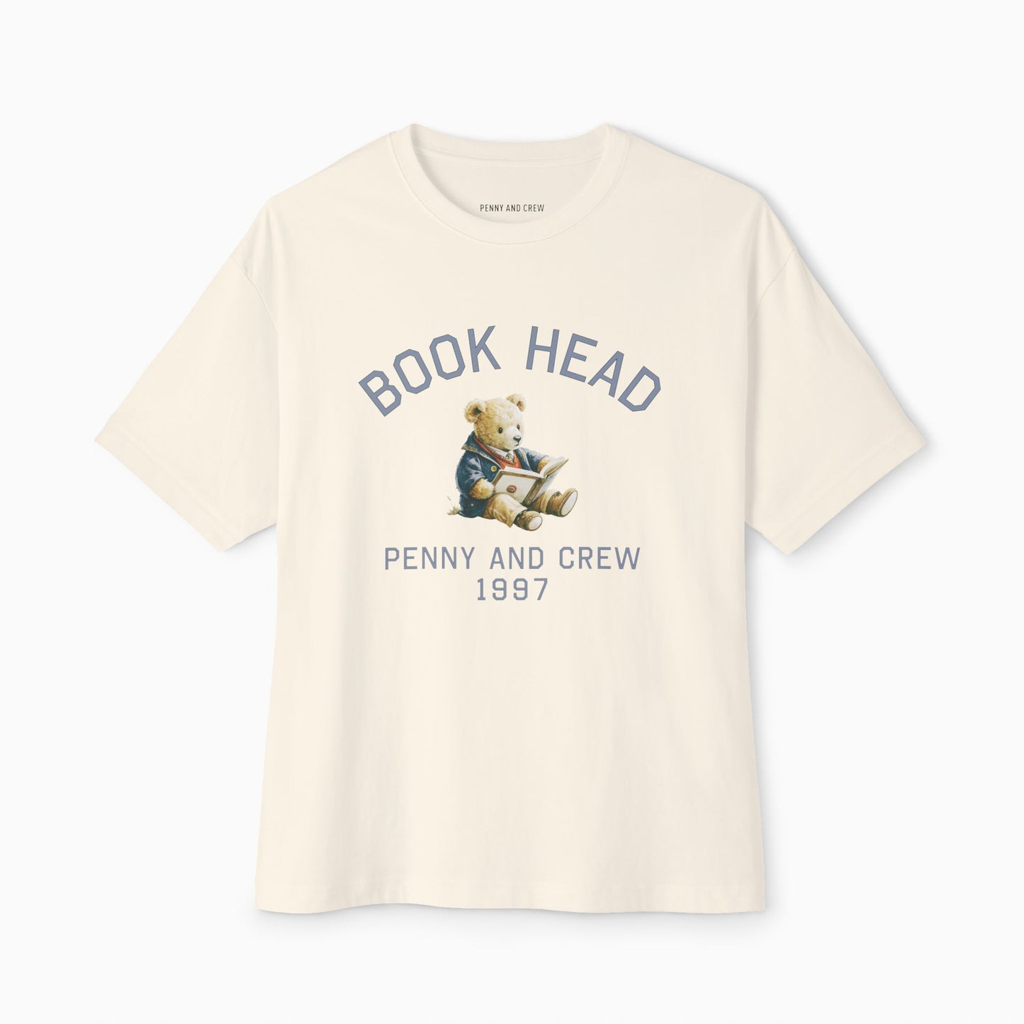 BOOK HEAD BEAR Premium Heavyweight T-shirt