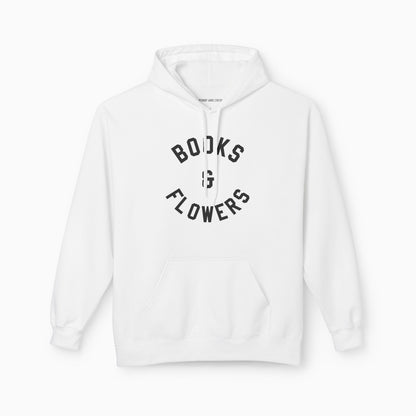 BOOKS & FLOWERS Premium Soft Hoodie