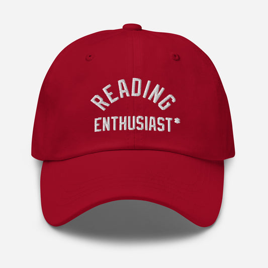 READING ENTHUSIAST Dad Hat | RED