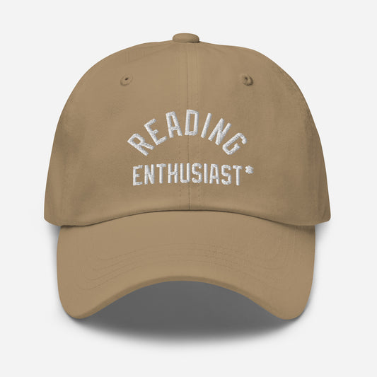 READING ENTHUSIAST Dad Hat | Khaki